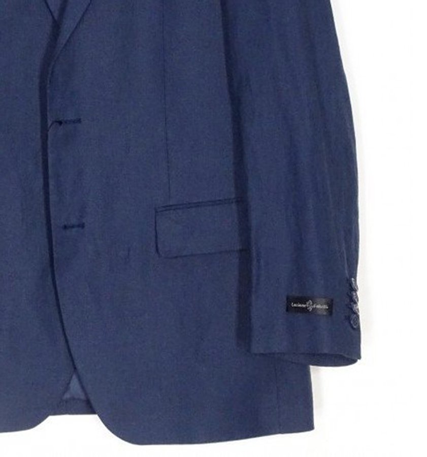 Σακάκι Ανδρικό Luciano Faketti linen μπλε DROP 6