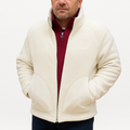 Μπουφάν jacket με γούνα in fashion εκρού