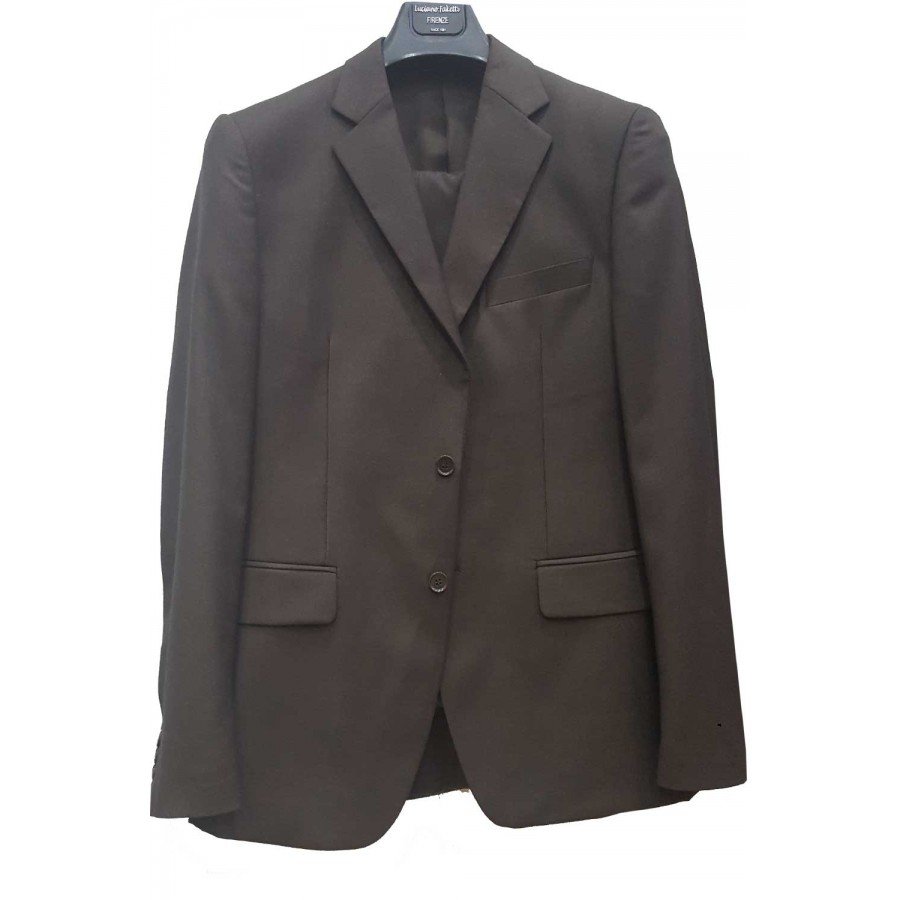 Κουστούμι Luciano Faketti wool καφέ
