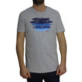 Μπλουζάκι T-shirts μακό βαμβακερό acid wash γκρι