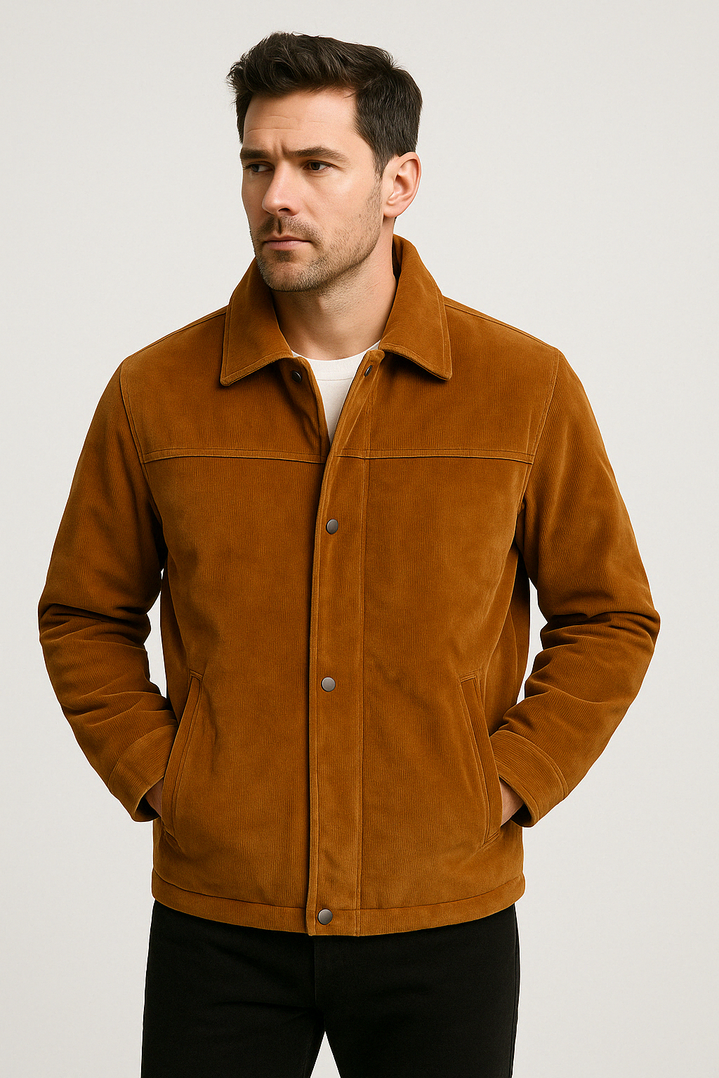 Μπουφάν JACKET SUET -BLUE LAKE-
Ύφασμα βαμβάκι 90% -10 % ELAST FLOKOS 
 φόδρα καπιτονέ με βάτα υαλοβάμβακα ΤΑΜΒΑ