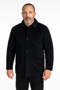 Μπουφάν JACKET SUET BLACK BLUE LAKE Μαύρο