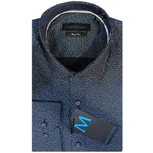 Πουκαμισο NORTH STAR Slim Line μικροσχεδιο μπλε