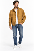 Μπουφάν Luciano Faketti bomber Μπέζ χρυσαφή