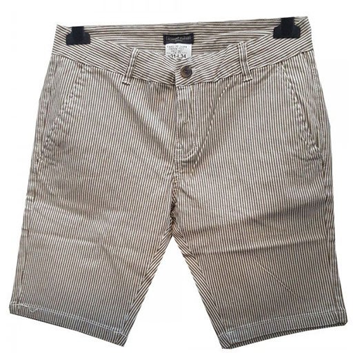 Βερμούδα CHINOS ριγέ μπεζ