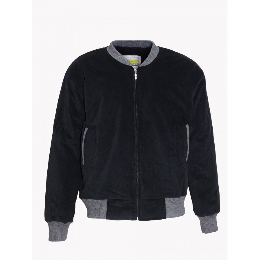 Μπουφάν Blue Lake BOMBER suet black μαυρο