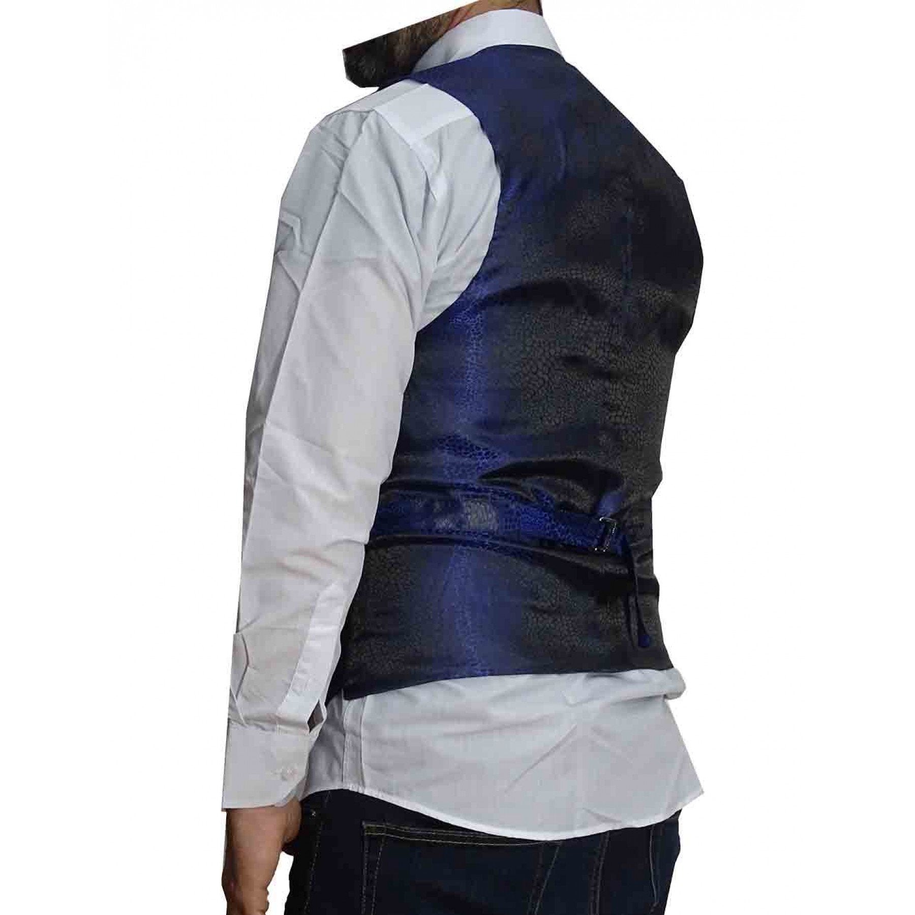 Γιλέκο Luciano Faketti in fashion  μπλε