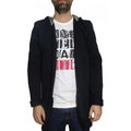 Ζακέτα φούτερ in fashion cotton μαύρη