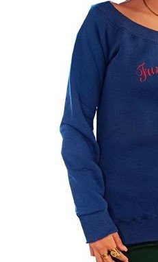 Φούτερ δίκλωνο cotton 100% 2 ρουα ελεκτρικ