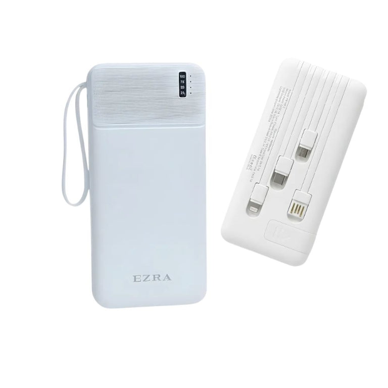 POWER BANK 10 W EZRA WITH BUILT-IN  CABLE