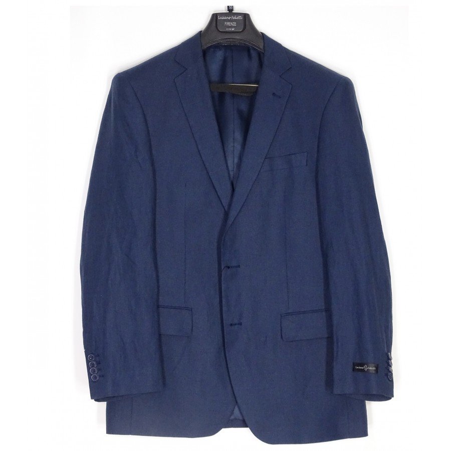 Σακάκι Ανδρικό Luciano Faketti linen μπλε DROP 6